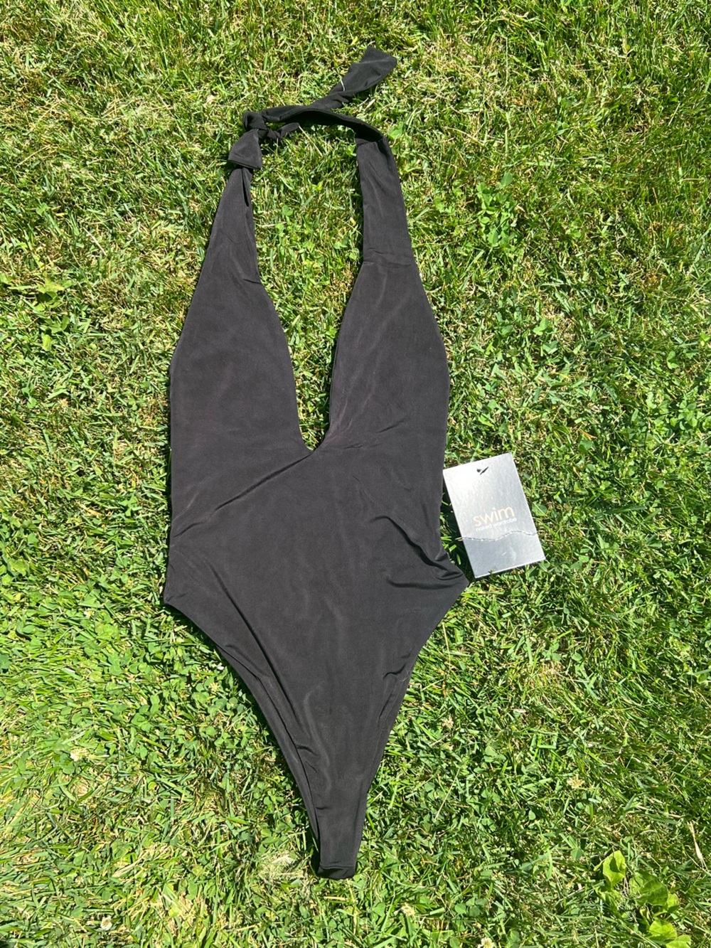 Black One-Piece Swimsuit